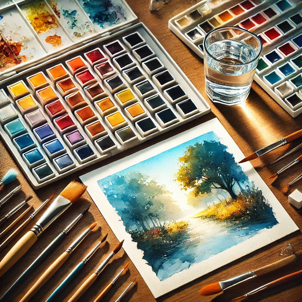 Elevate Your Art: Pro Tips for Painting with Watercolour Cubes