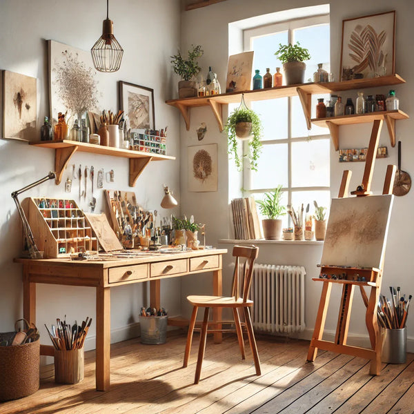 How to Create a Stylish and Organised Home Art Studio on a Budget