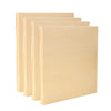 EXERZ Wooden Paint Boards 25.4x25.4cm – 4 Pack Square Wooden Panels for Acrylic, Oil & Mixed Media Painting – Large Smooth Panels Craft Boards for Artists, Kids & DIY Projects