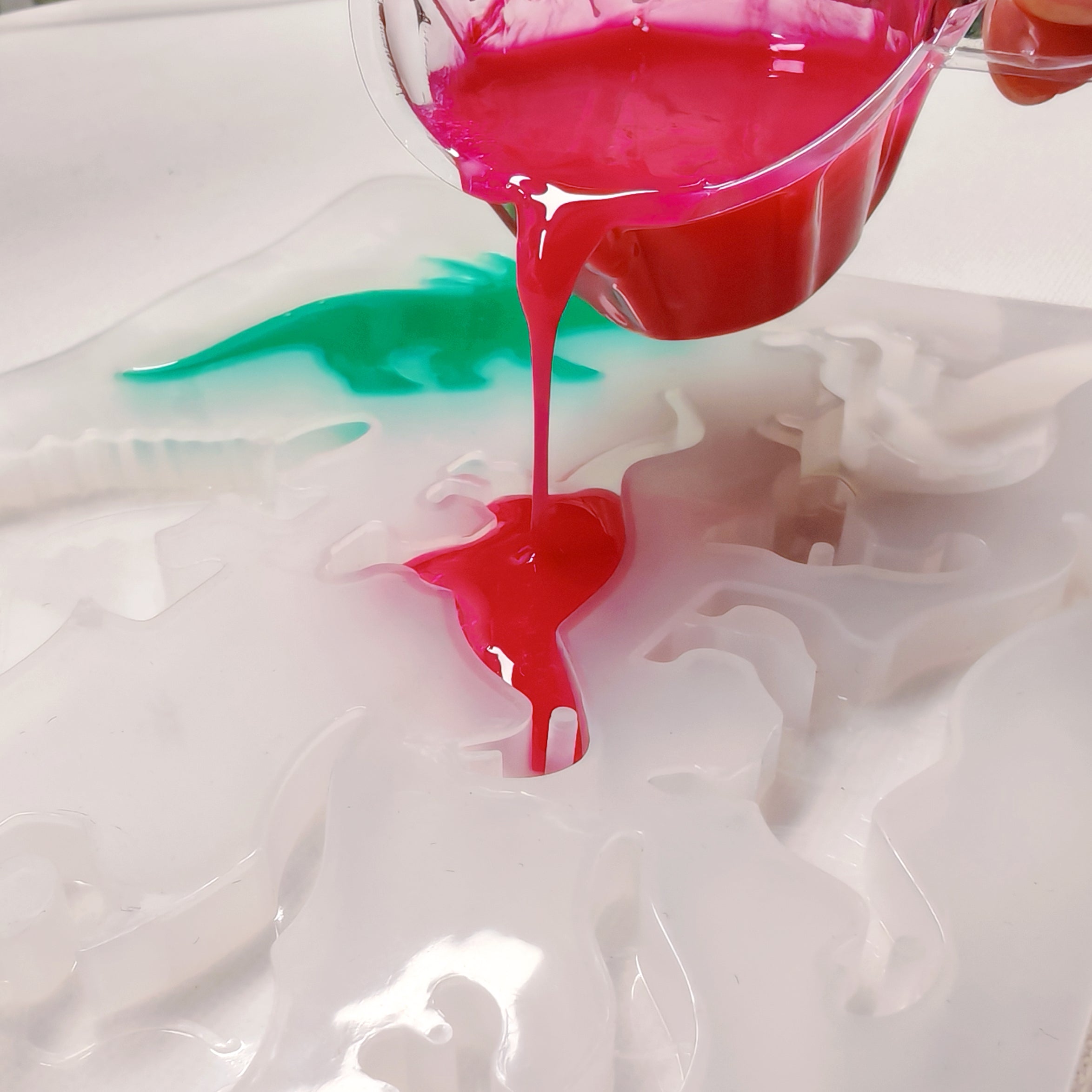 EXERZ Resin Craft Kit – Complete Set for Creative Resin Art (Dinosaur)