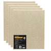 Exerz 30x40cm Linen Stretched Canvas 5pk 1.7cm 280GSM