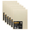 Exerz 24x30cm Linen Canvas Panels 3mm 6pcs - Canvas Board 280gsm