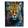 EXERZ Painting by Numbers Kit,30x40cm Canvas with Acrylic Pigment, Brushes and Accessories (Leopard)