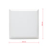 EXERZ 30x30cm Bevelled Edge Pre-Stretched Canvas 4pk - 100% Cotton, Wooden Frame