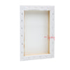 EXERZ 30x40cm Bevelled Edge Pre-Stretched Canvas 4pk - 100% Cotton, Wooden Frame