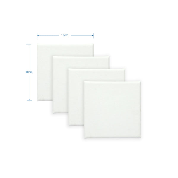 Exerz Stretched Canvas 4pk 10x10cm
