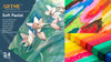 Artme Soft Pastel Paint Sticks Set 24 Assorted Vibrant Colours