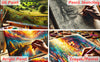 Exerz 40x50cm Linen Stretched Canvas 4pk 1.7cm 280GSM