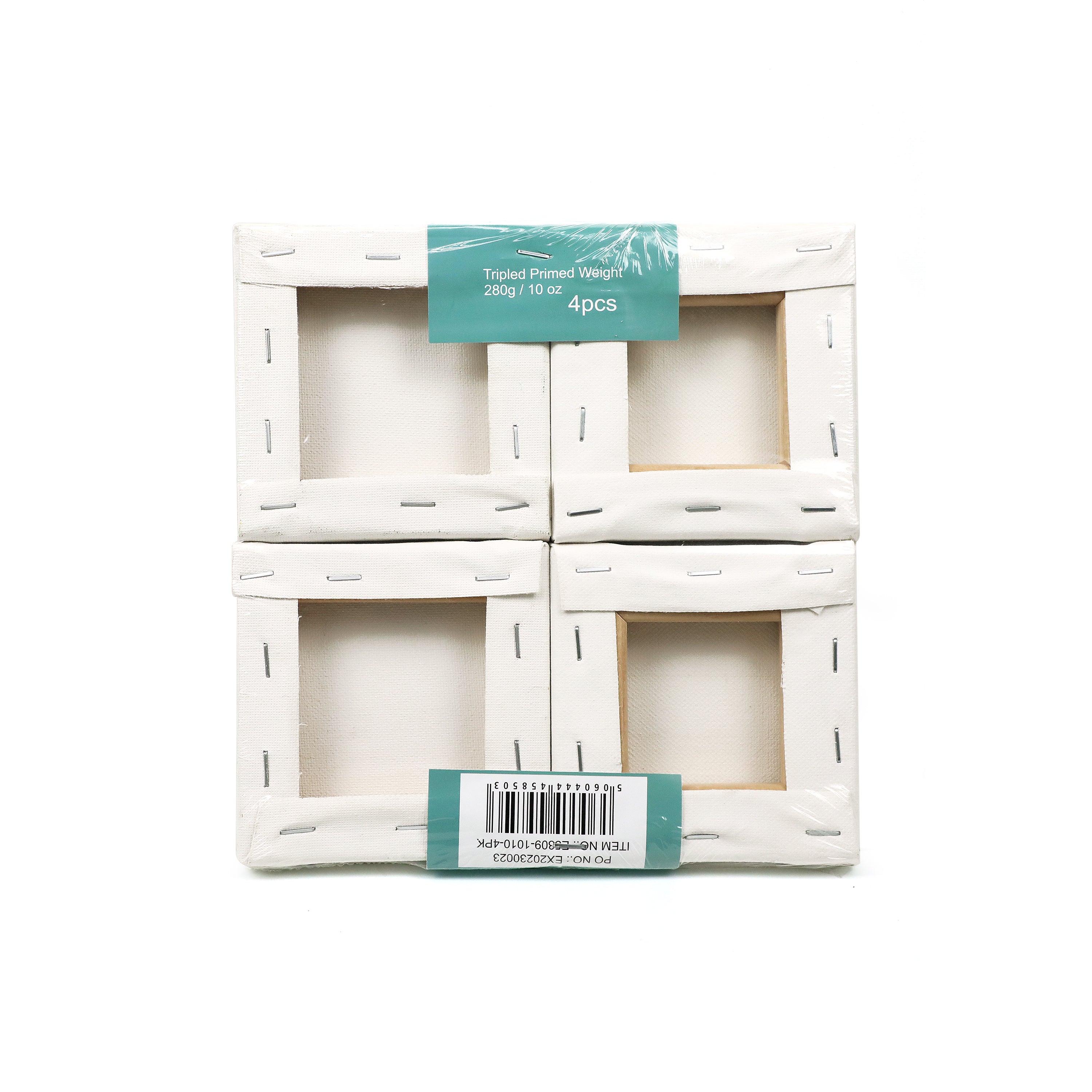 Exerz Stretched Canvas 4pk 10x10cm
