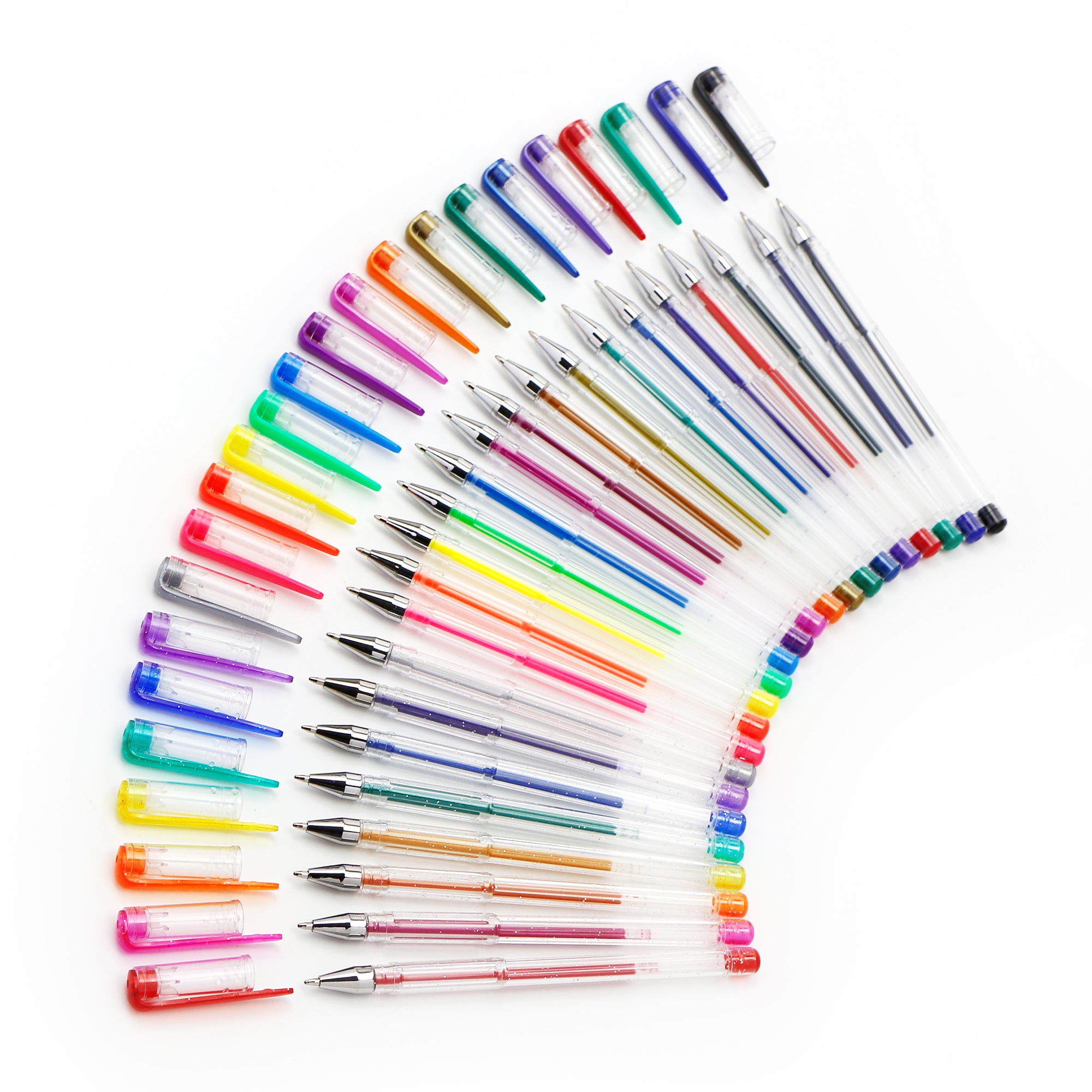 Exerz 24pcs gel pens in a wallet