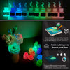 ARTME Glow in the Dark Acrylic Paint Set – 10 Colours x 20ml Tubes – Luminous Neon Paint
