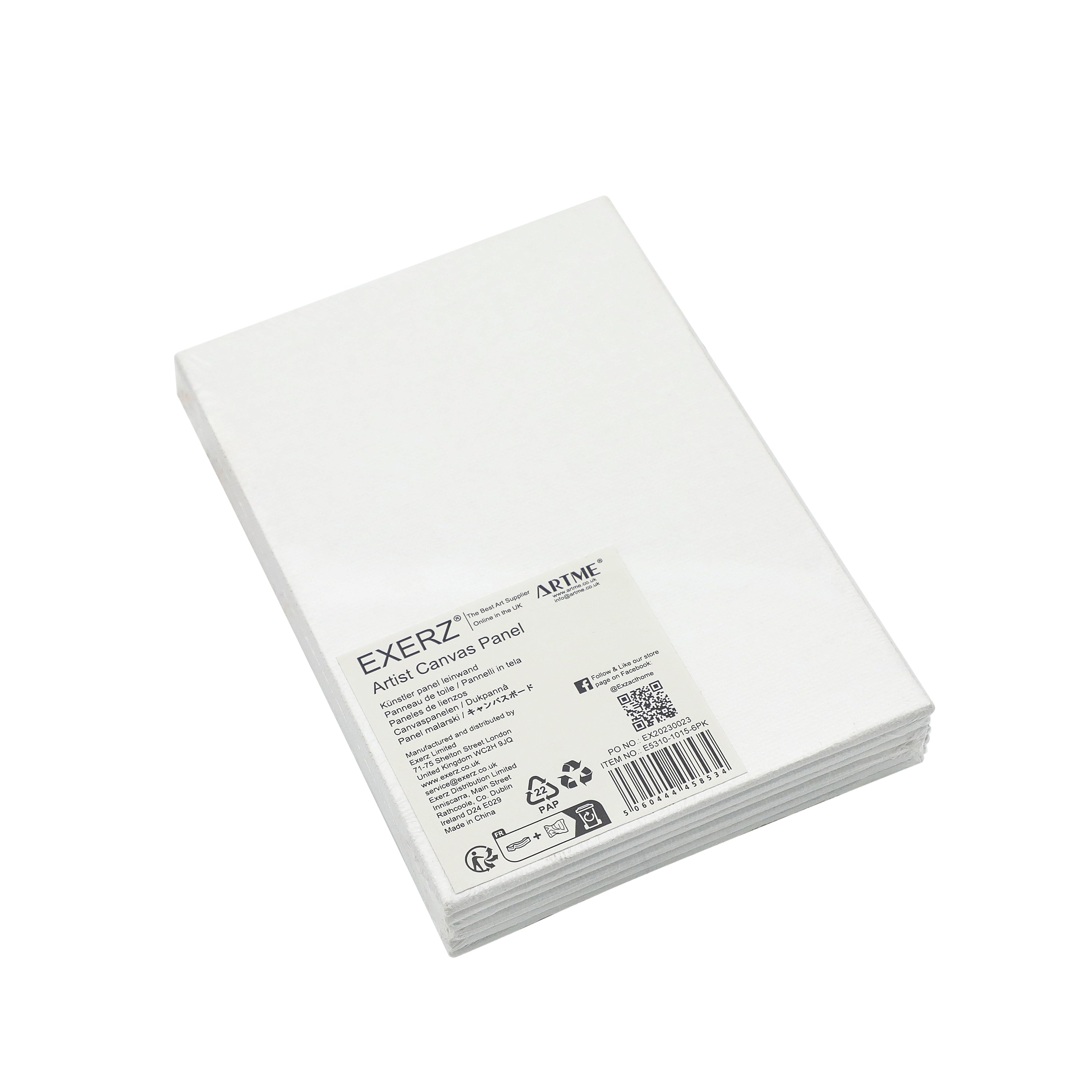 Exerz canvas panels 6pk 10x15cm