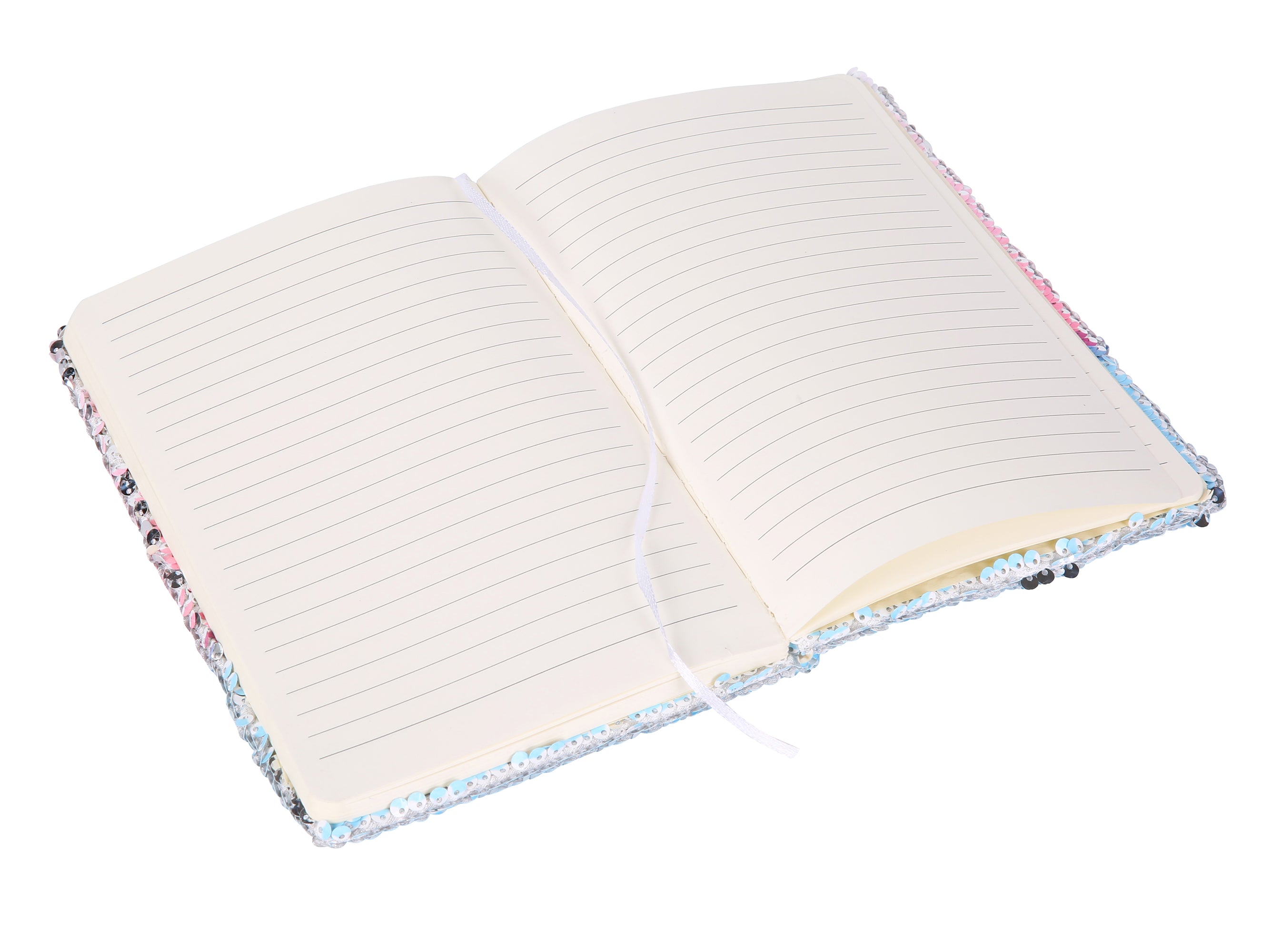 Exerz Reversible Sequin Notebook A5 Size - Flamingo