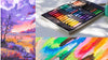 Artme Soft Pastel Paint Sticks Set 24 Assorted Vibrant Colours