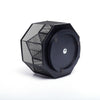 EXERZ Desk Organiser/Mesh Desk Tidy Caddy/Pencil Holder/Multifunctional 360 Rotating - Black