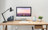 EXERZ Desk Organiser/Mesh Desk Tidy Caddy/Pencil Holder/Multifunctional 360 Rotating -White