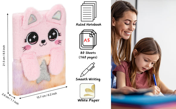 EXERZ A5 Notebook “Pink Cat”