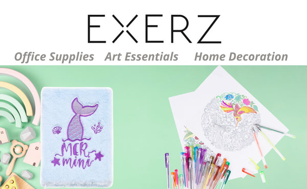 EXERZ A5 Mermaid Notebook,160 Pages