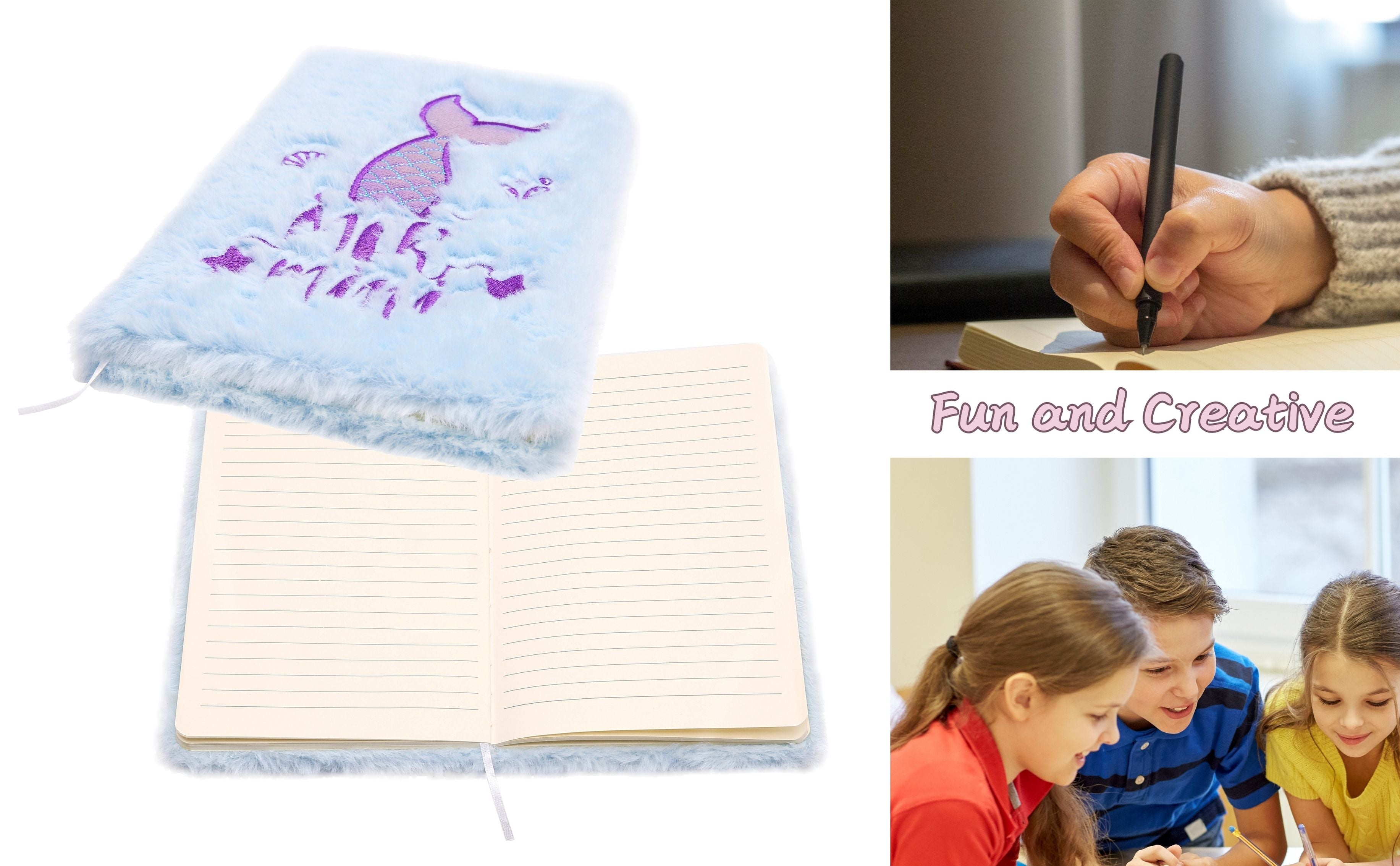 EXERZ A5 Mermaid Notebook,160 Pages