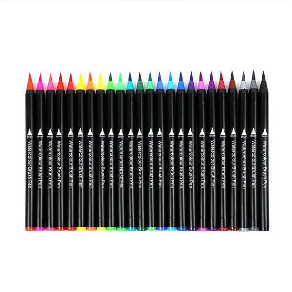 ARTME Watercolour Brush Pens 24 Colours + 1 Water Brush