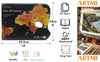 Artme Tear-off Paper Palettes 22.9x30.5cm, 50g, 36 sheets - Disposable Palettes - 2pk