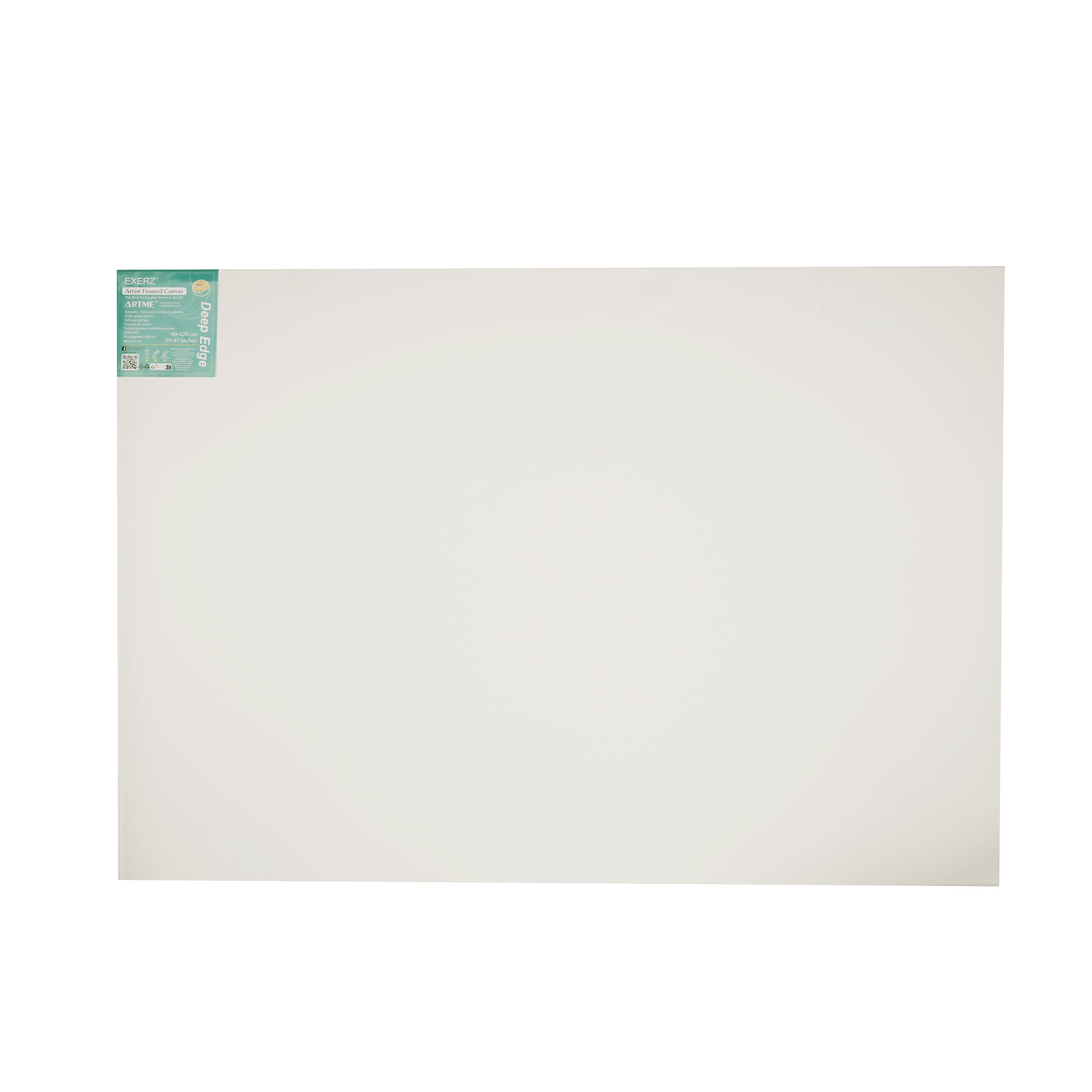 EXERZ 90x120cm Framed Canvas Deep Edge 3.8cm/ 380GSM/ Stretched Canvas 100% Cotton - 4pk
