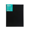 Exerz 40x50cm Black Canvas 1.7cm Stretched Artist Canvas - 280GSM 100% Cotton - 4PK