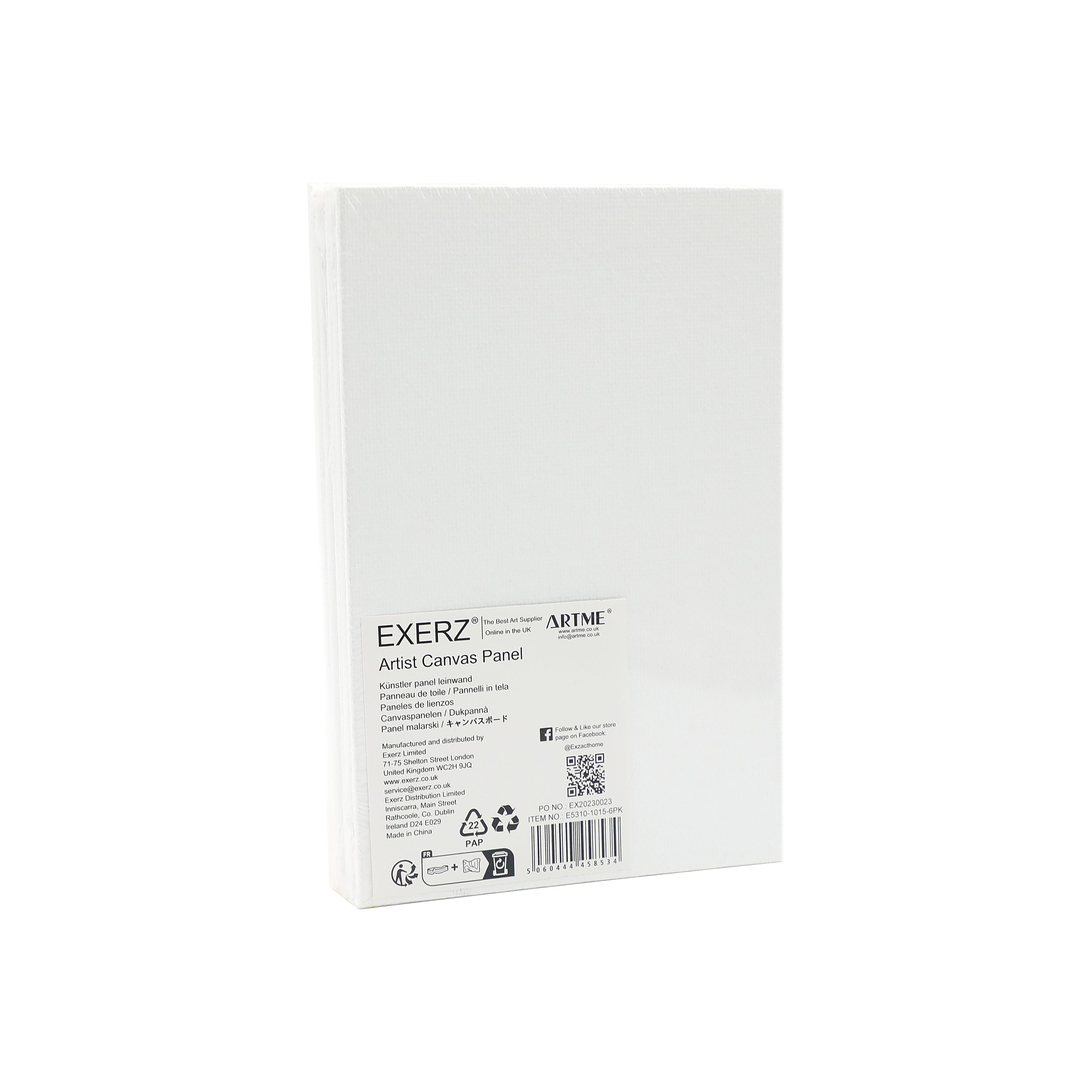 Exerz canvas panels 6pk 10x15cm