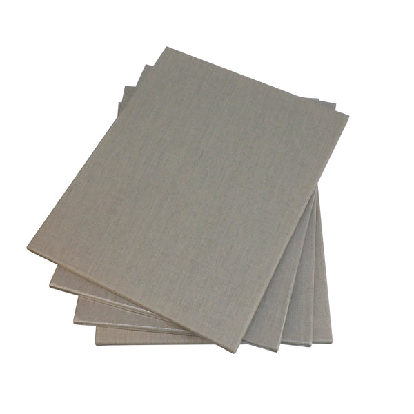 Exerz 40x50cm Linen Stretched Canvas 4pk 1.7cm 280GSM