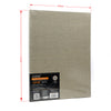 Exerz 30x40cm Linen Canvas Panels 3mm 6pcs - A3 Canvas Board 280gsm