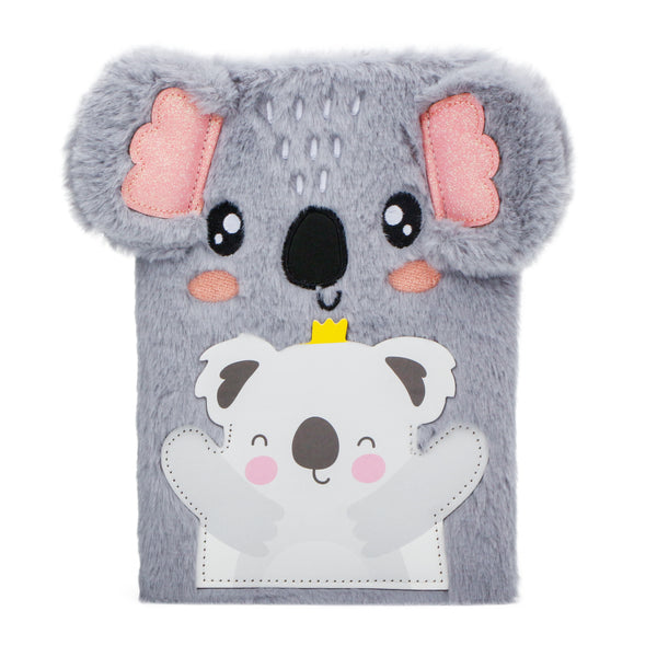 EXERZ Koala Notebook A5 With an Extra Pocket/Pen Holder -160 Pages