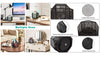 EXERZ Desk Organiser/Mesh Desk Tidy Caddy/Pencil Holder/Multifunctional 360 Rotating - Black