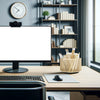 EXERZ Desk Organiser/Mesh Desk Tidy Caddy/Pencil Holder/Multifunctional 360 Rotating - Golden
