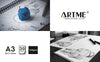 Artme A3 Sketch Pad, 30 Sheets 160gsm, Spiral Bound, Sketchbook - 1pk