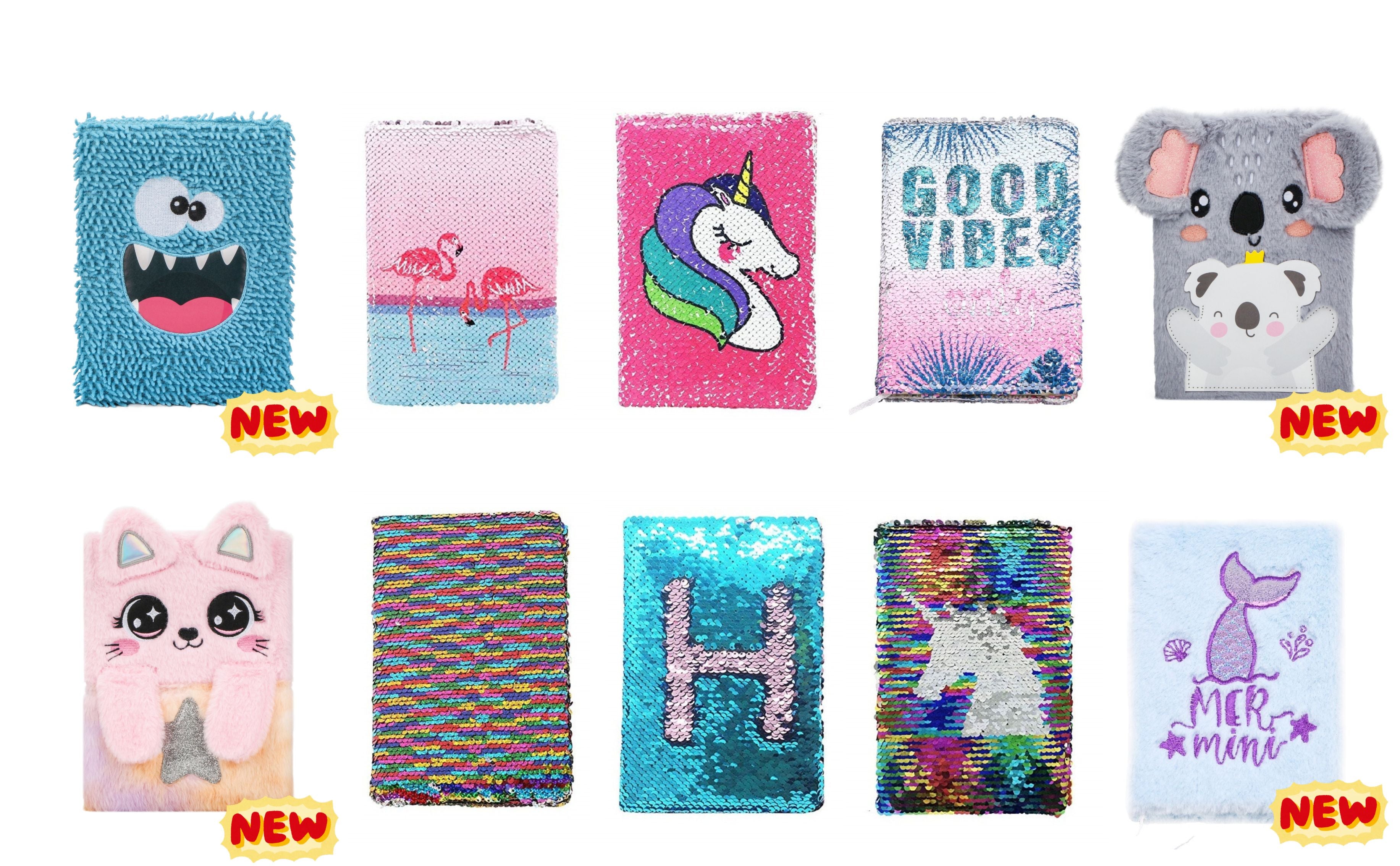 EXERZ A5 Notebook “Funky Monster”, Children Journal Diary