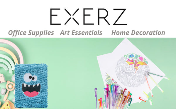 EXERZ A5 Notebook “Funky Monster”, Children Journal Diary