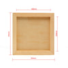 EXERZ Wooden Paint Boards 25.4x25.4cm – 4 Pack Square Wooden Panels for Acrylic, Oil & Mixed Media Painting – Large Smooth Panels Craft Boards for Artists, Kids & DIY Projects