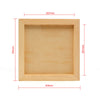EXERZ Wooden Paint Boards 30.5x30.5cm – 4 Pack Square Wooden Panels for Acrylic, Oil & Mixed Media Painting – Large Smooth Panels Craft Boards for Artists, Kids & DIY Projects
