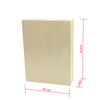 EXERZ Wooden Paint Boards 20.3x25.4cm – 4 Pack Square Wooden Panels for Acrylic, Oil & Mixed Media Painting – Large Smooth Panels Craft Boards for Artists, Kids & DIY Projects (8"x10"-4PK)