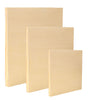 EXERZ Wooden Paint Boards 3pk (12.7 x 17.78cm, 22.86 x 30.48cm, 27.94 x 35.56cm) – Mixed Size Wooden Panels for Acrylic, Oil & Mixed Media Painting - Artists, Kids & DIY Projects