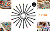 Artme Fabric Pens 20pcs, Textile Markers