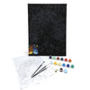 EXERZ Painting by Numbers Kit,30x40cm Canvas with Acrylic Pigment, Brushes and Accessories (Tree)