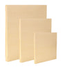EXERZ Wooden Paint Boards 3pk (15.24 x 15.24cm, 25.4 x 25.4cm, 30.48 x 30.48cm) – Square Mixed Wooden Panels for Acrylic, Oil & Mixed Media Painting - for Artists, Kids & DIY Projects