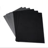 Exerz 30x40cm Black Canvas Panels 3mm 6pcs - A3 Canvas Board 100% Cotton 280gsm
