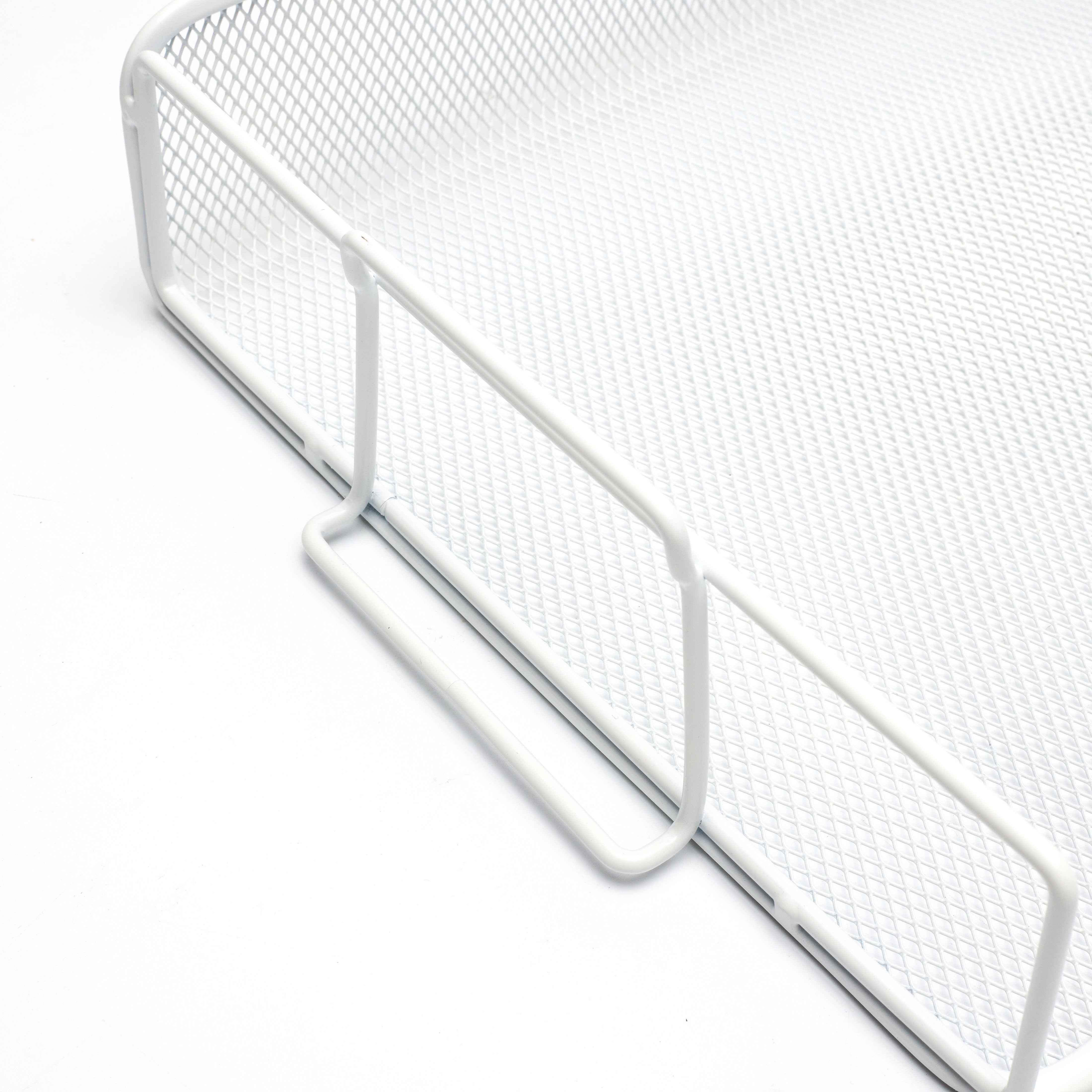 Exerz Letter Trays 2pcs - Stackable Paper Sorter File Trays - White