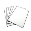 Exerz 30x40cm Black Canvas Panels 3mm 6pcs - A3 Canvas Board 100% Cotton 280gsm