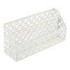 Exerz Desk Organiser 4 Pieces Office Set- Desktop Metal Mesh Filing - White