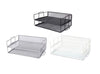 Exerz Letter Trays 2pcs - Stackable Paper Sorter File Trays - White