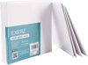 Exerz 20x20cm Canvas Panels 12pcs 3mm Blank Artist Canvas Board 280gsm 100% Cotton