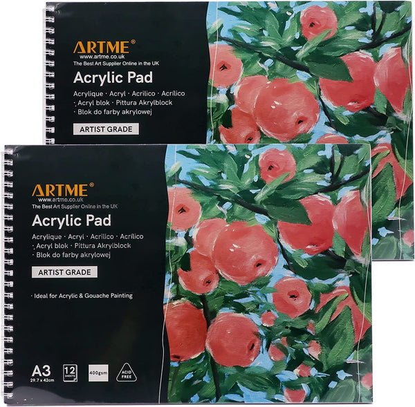 Artme A3 Acrylic Pad 2PK